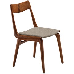 Alfred Christensen for Slagelse Møbelværk 'Boomerang' Dining Chair in Teak