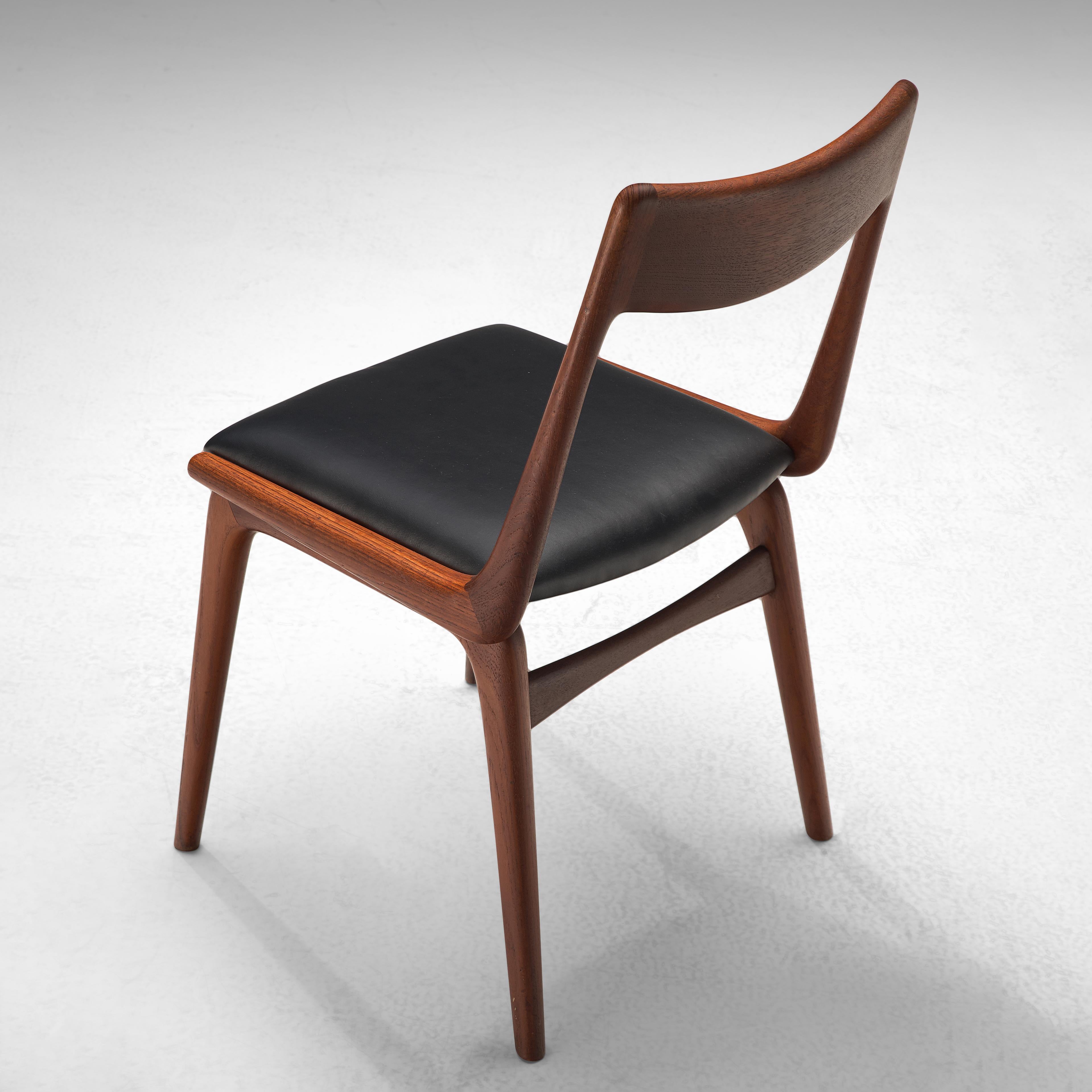 Alfred Christensen for Slagelse Møbelvaerk Set of 10 Dining Chairs in Teak 3