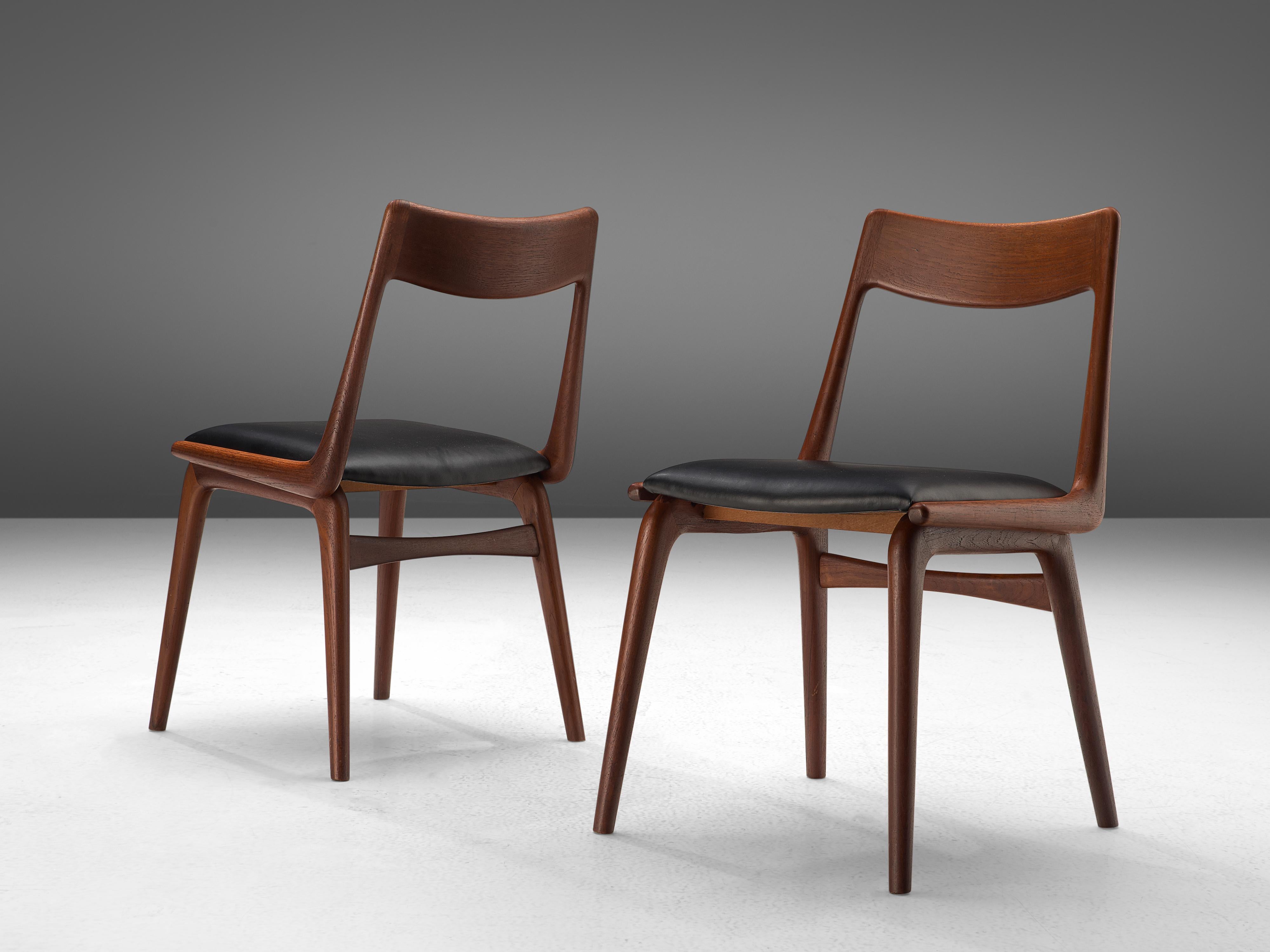 Alfred Christensen for Slagelse Møbelvaerk Set of 10 Dining Chairs in Teak 2