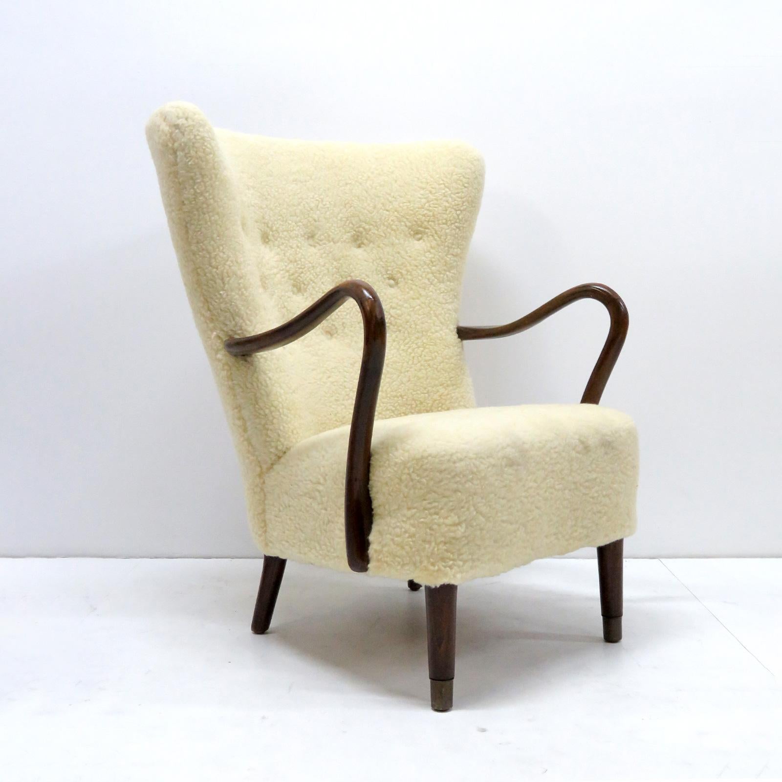 Danish Alfred Christensen Lounge Chair, 1940