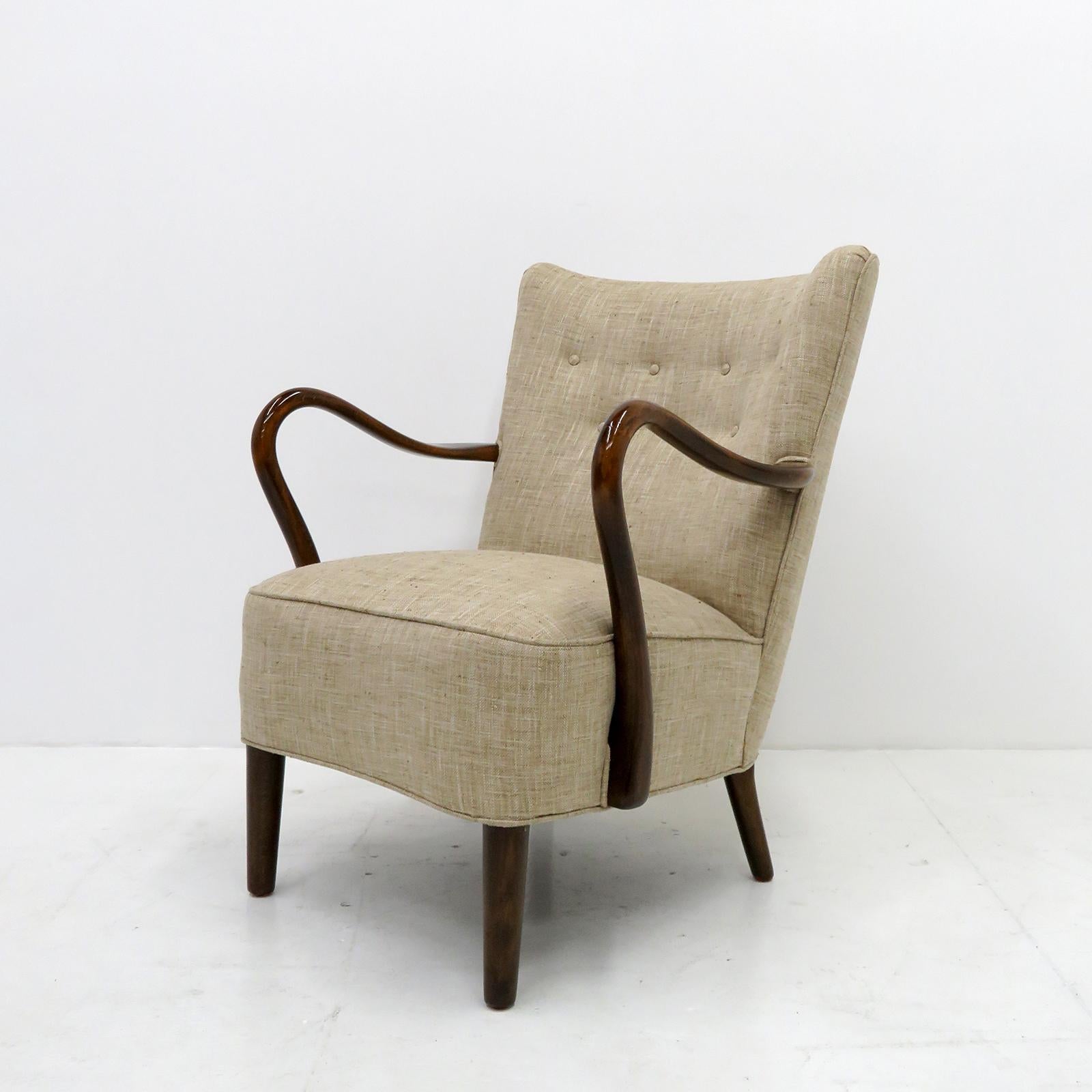 Danish Alfred Christensen Lounge Chair, 1950 For Sale