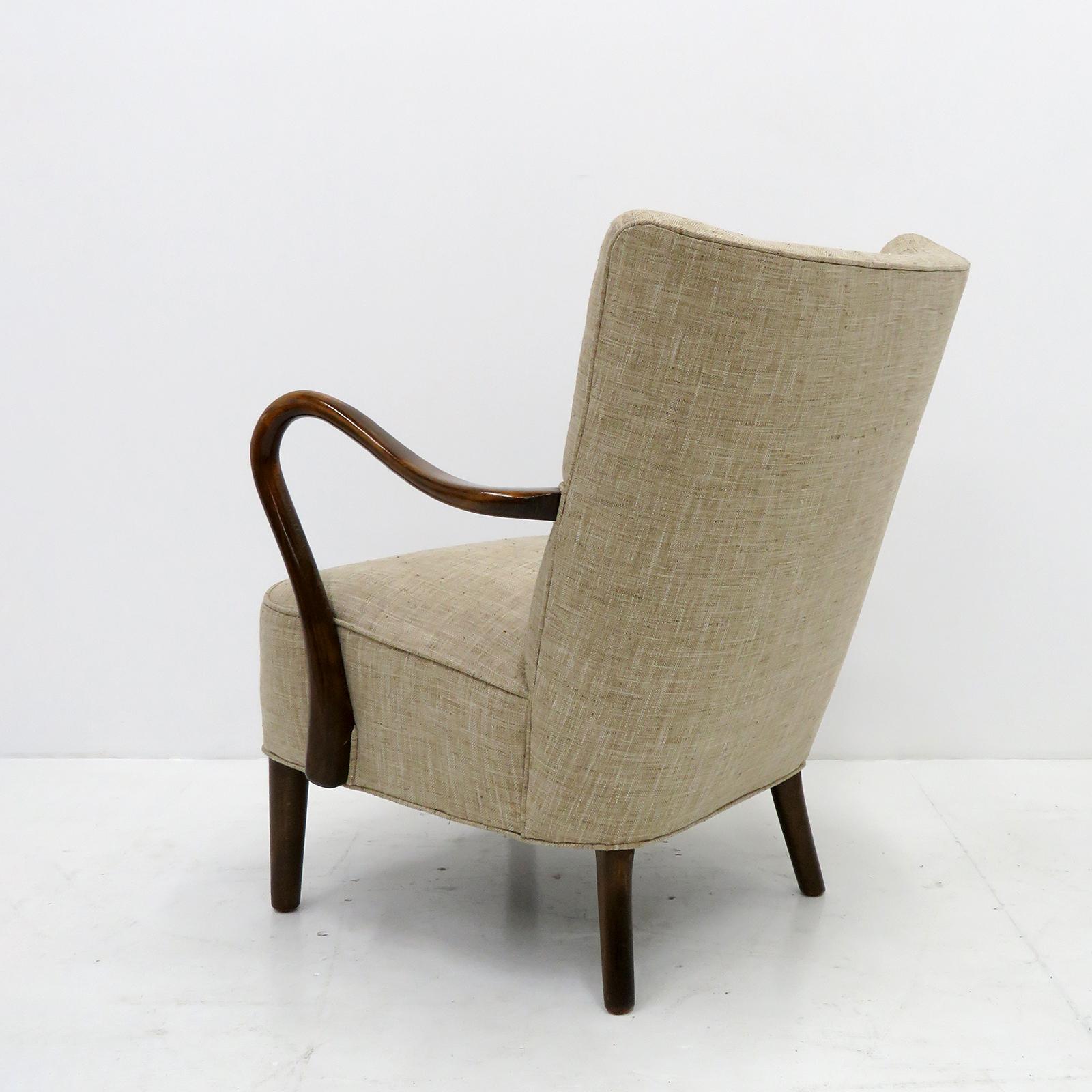 Alfred Christensen Lounge Chair, 1950 In Good Condition For Sale In Los Angeles, CA