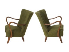 Alfred Christensen Lounge Chairs for Slagelse Møbelværk - A Pair