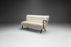 Alfred Christensen Three-Seater Sofa for Slagelse Møbelfabrik, Denmark 1940s