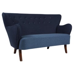 Alfred Christensen, Two Seater Sofa Wool, 1940s