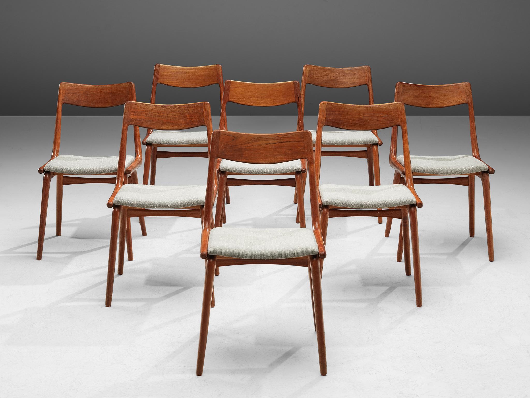 Mid-Century Modern Alfred Christiansen 'Boomerang' Chairs