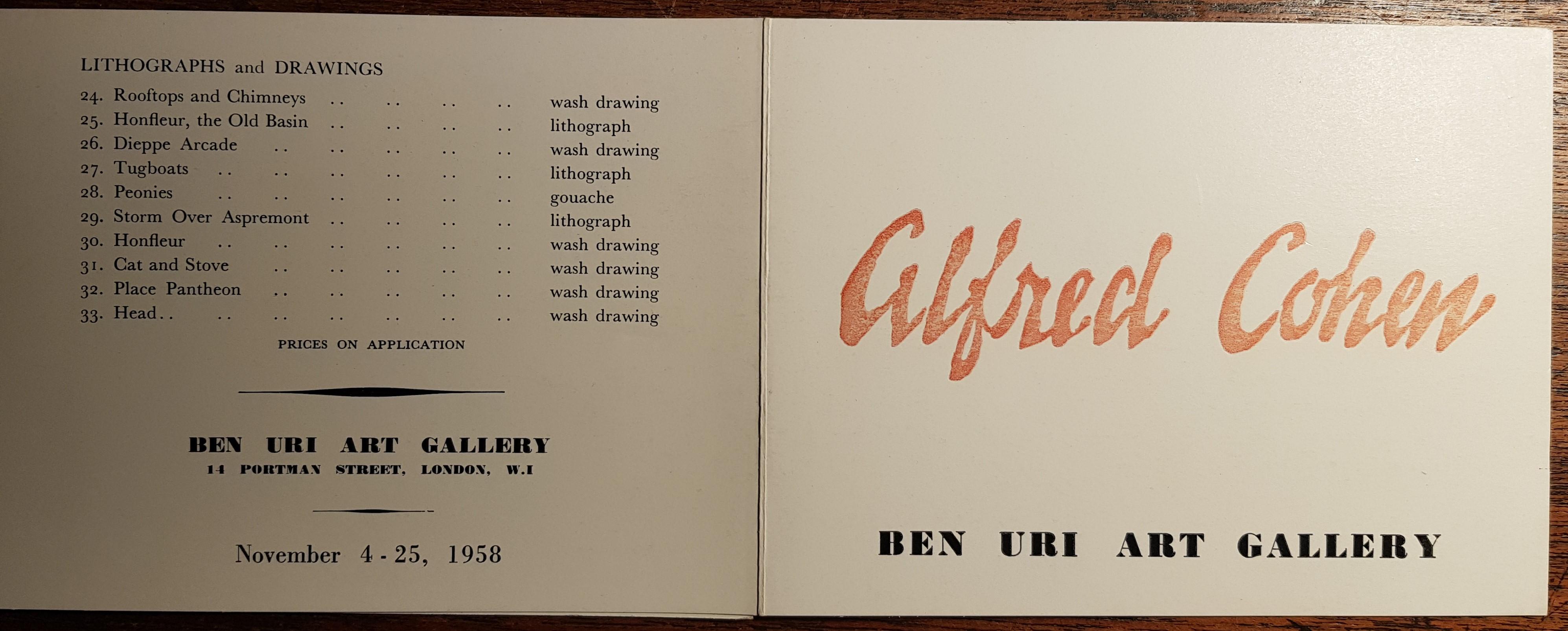Frente a Boulogne, escena portuaria francesa, artista de Chicago, gran óleo abstracto de los años 50 en venta 1
