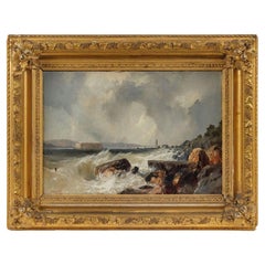 Alfred Copestick, Fort Hamilton from the Narrows, New York, 1857