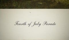 "Parata del 4 luglio" Litografia del 1948 da Alfred Cornelius Howland