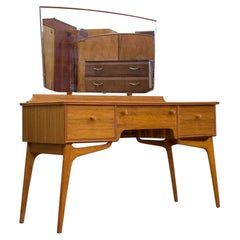Alfred Cox Dressing Table in Walnut by Alfred Cox for Heals, 1950s
