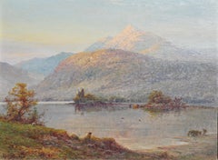 Alfred De Breanski Jr. “Invergary Castle Loch Oich” Oil Painting