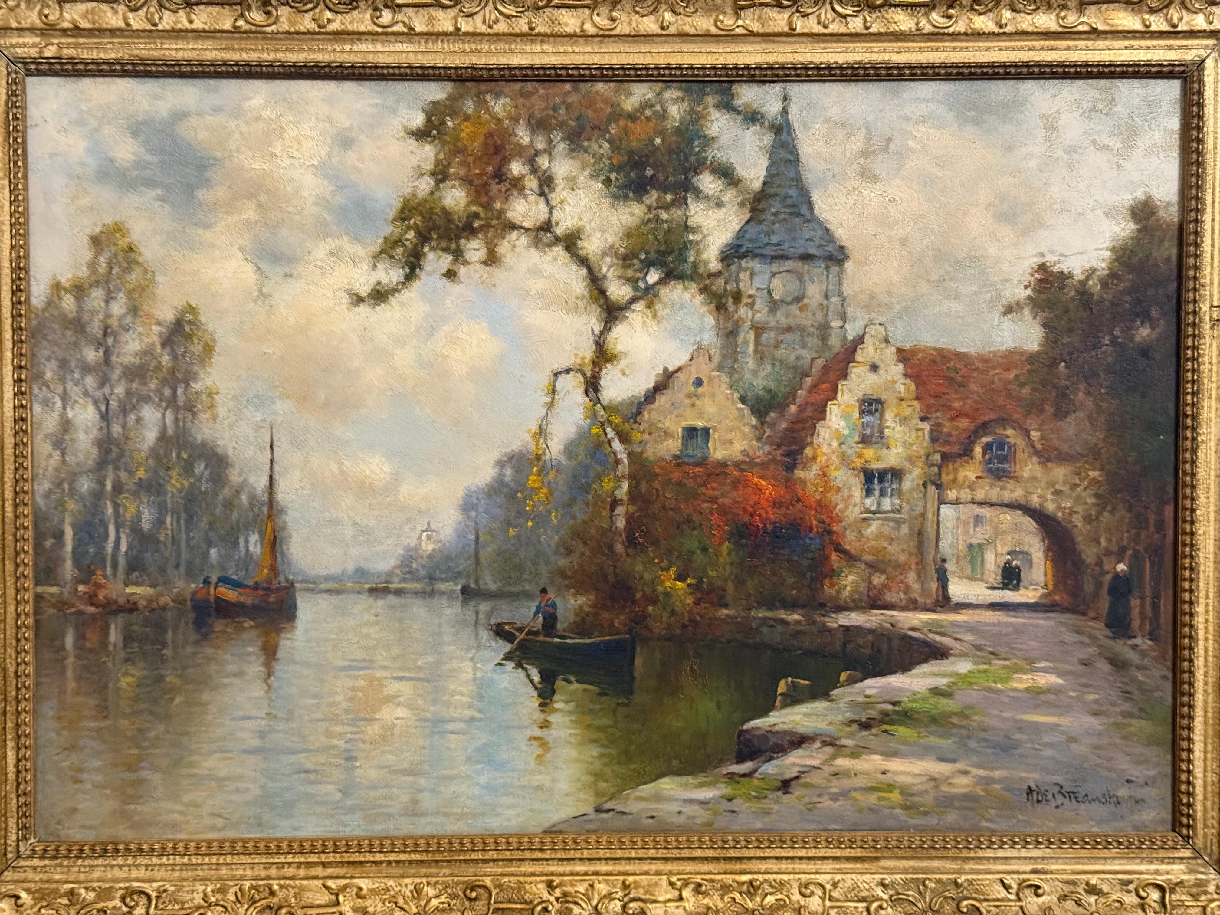 Boot Figurative Gemälde