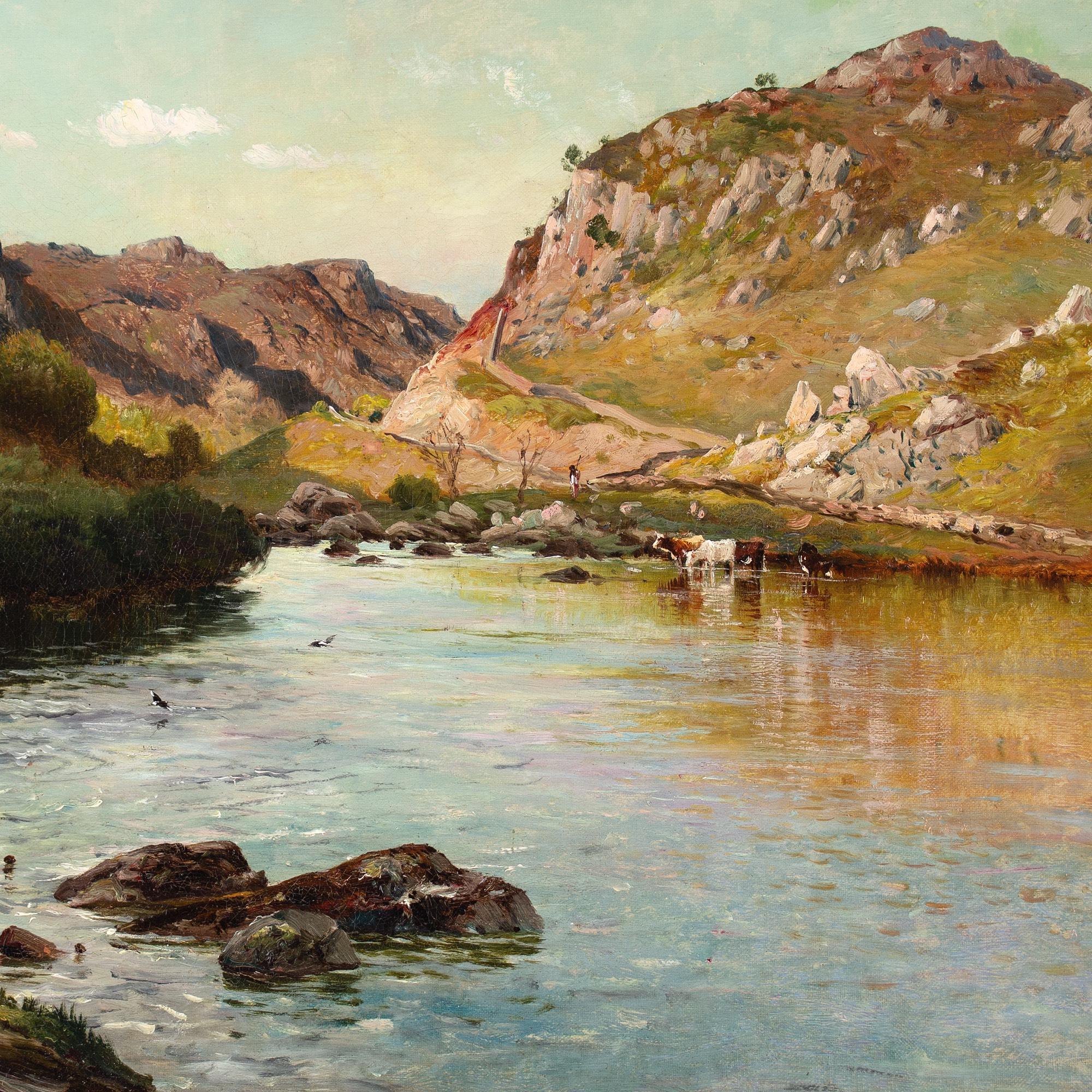 Alfred De Breanski RBA, The Valley Of The Lledr - Evening 2
