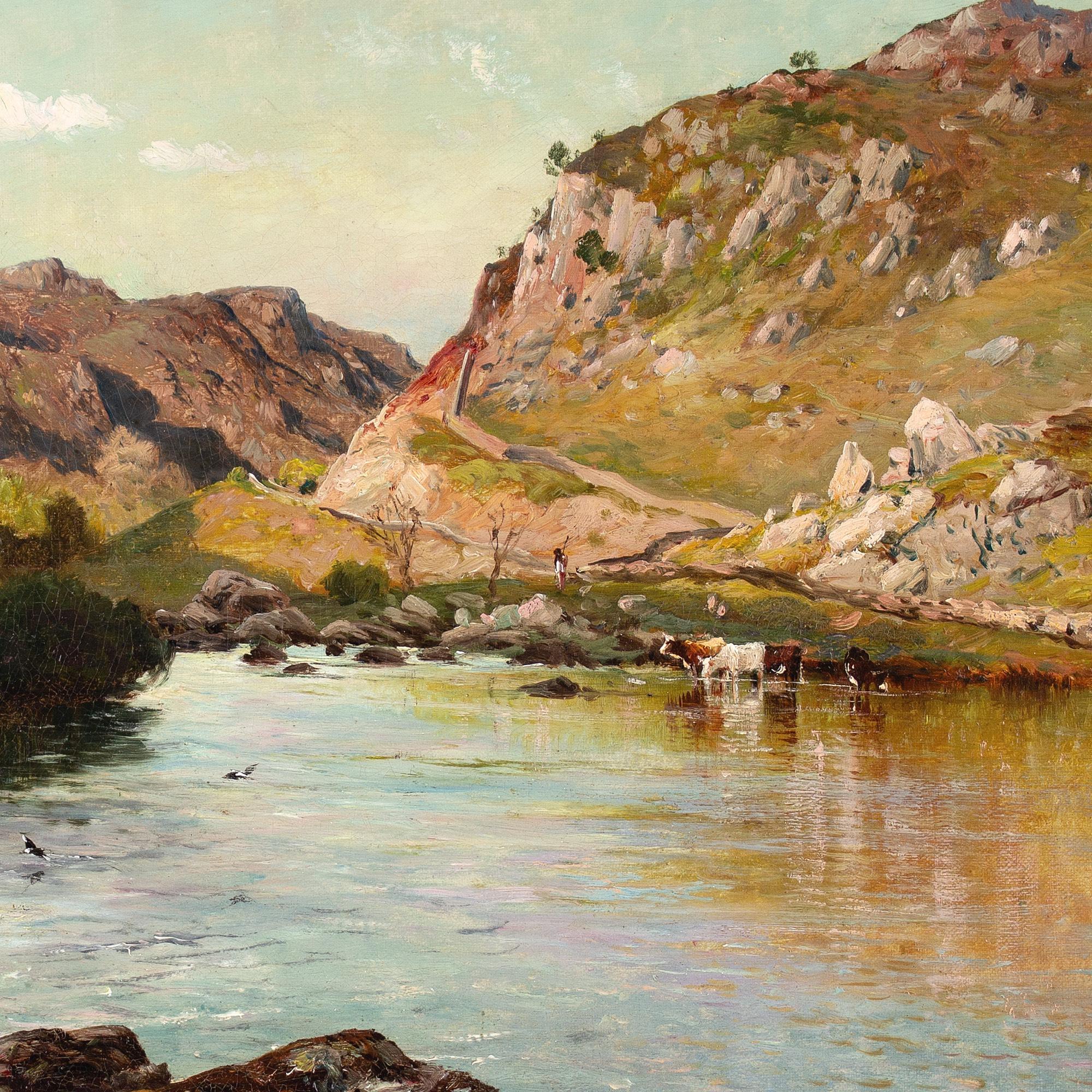 Alfred De Breanski RBA, The Valley Of The Lledr - Evening 3