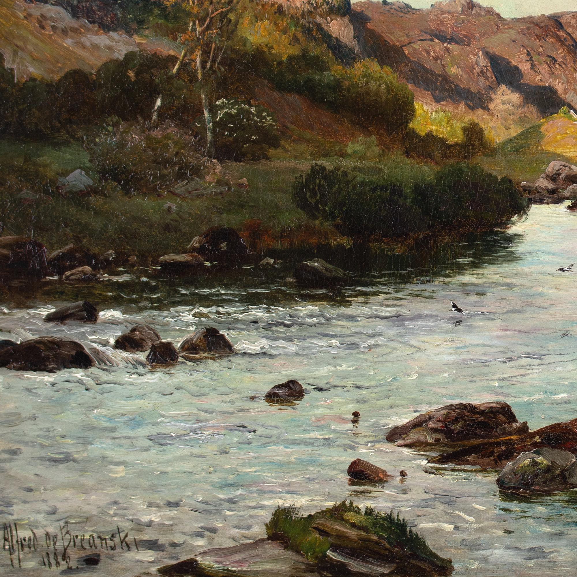 Alfred De Breanski RBA, The Valley Of The Lledr - Evening 4