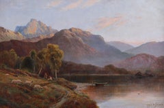 Ben-Venue and Ben-A'an, Victorian Oil Painting, Signed, Circa 1870