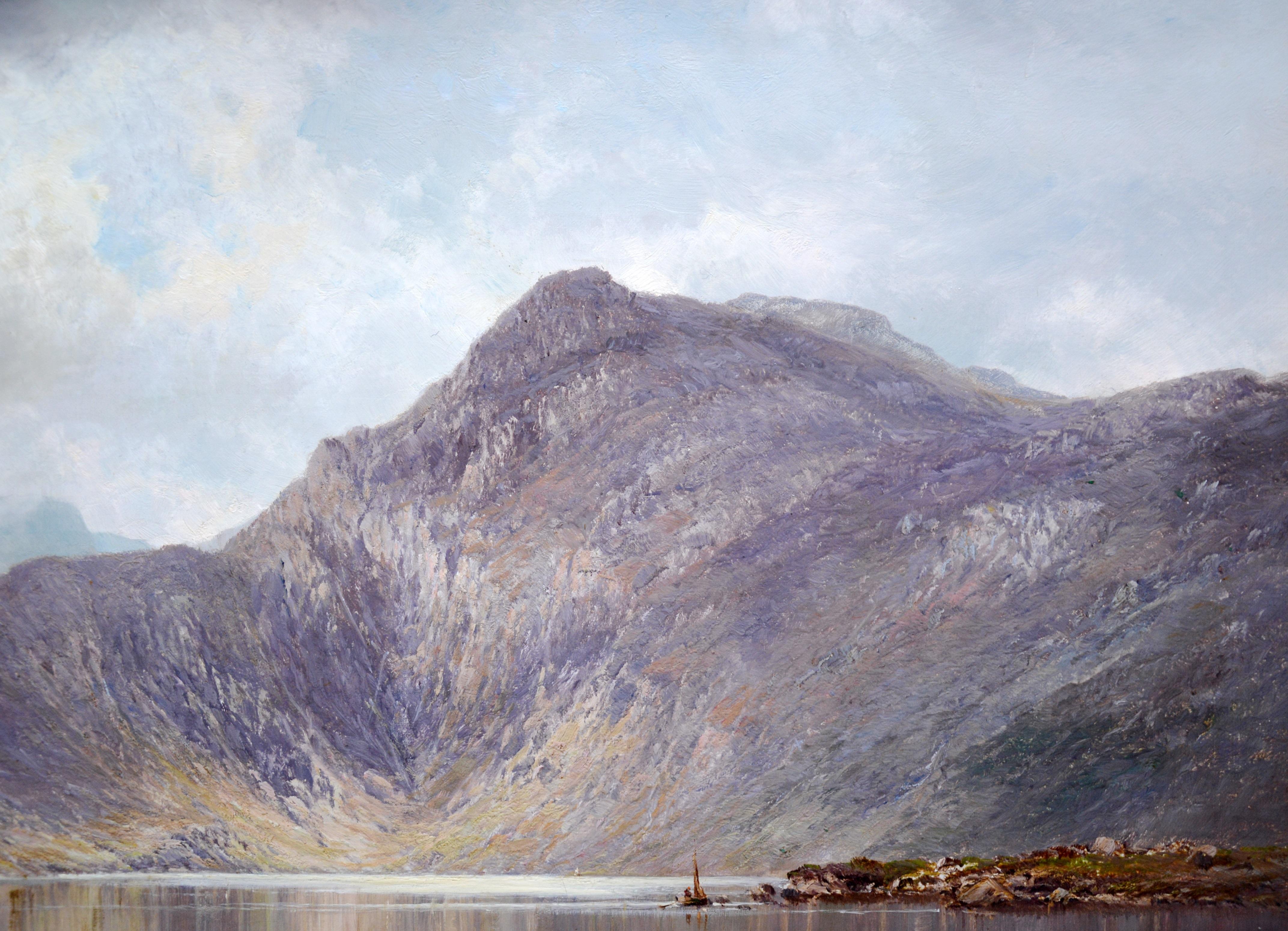 Lochnagar - 19th Century Landscape Oil Painting of the Scottish Highlands  2