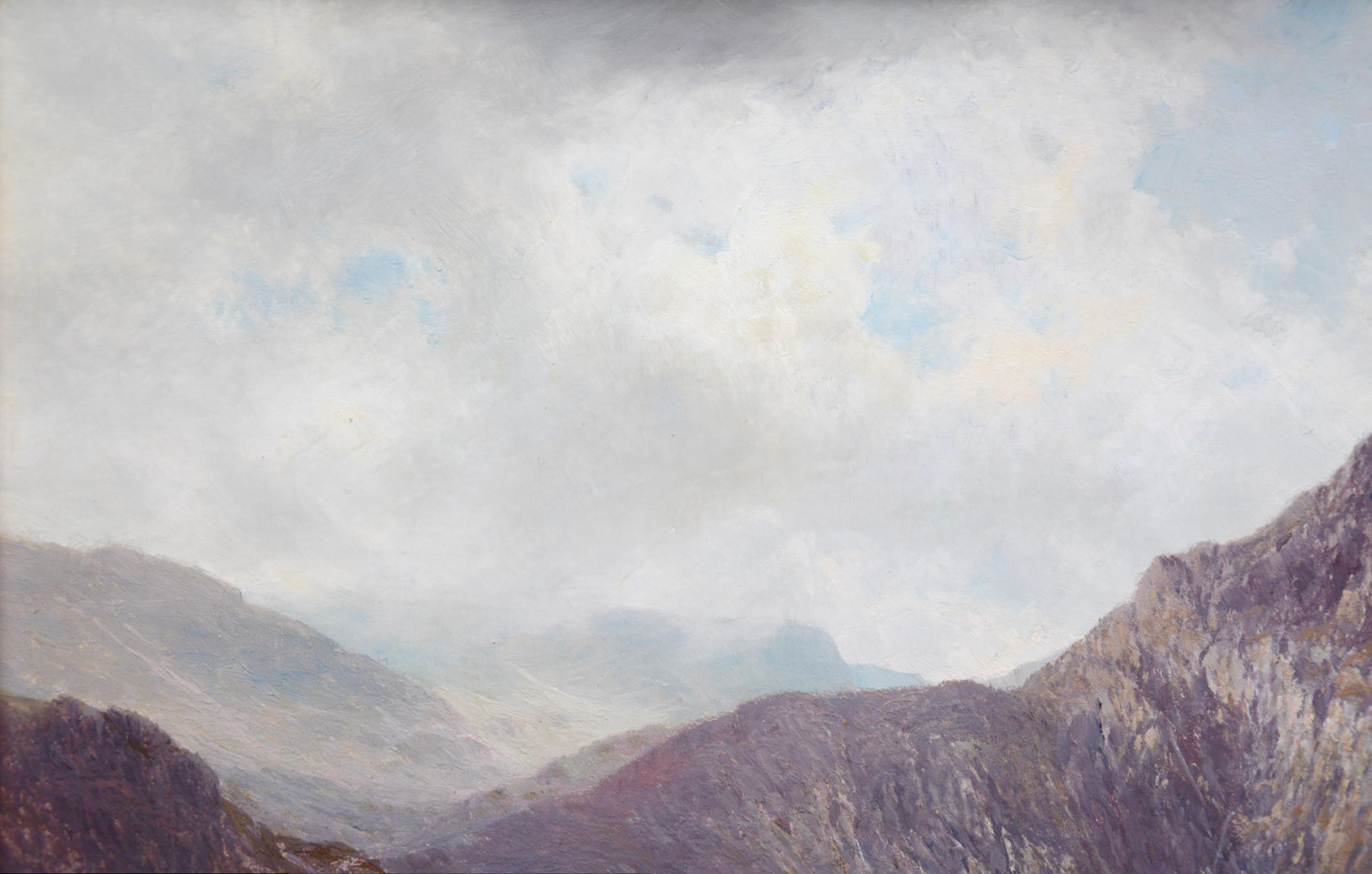 Lochnagar - 19th Century Landscape Oil Painting of the Scottish Highlands  3