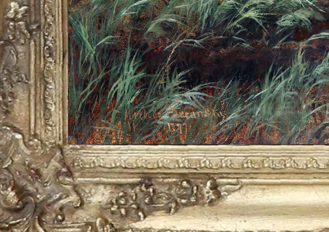 Morecambe Bay - Großes Ölgemälde aus dem 19. Jahrhundert Royal Academy Exhibition 1877 im Angebot 7