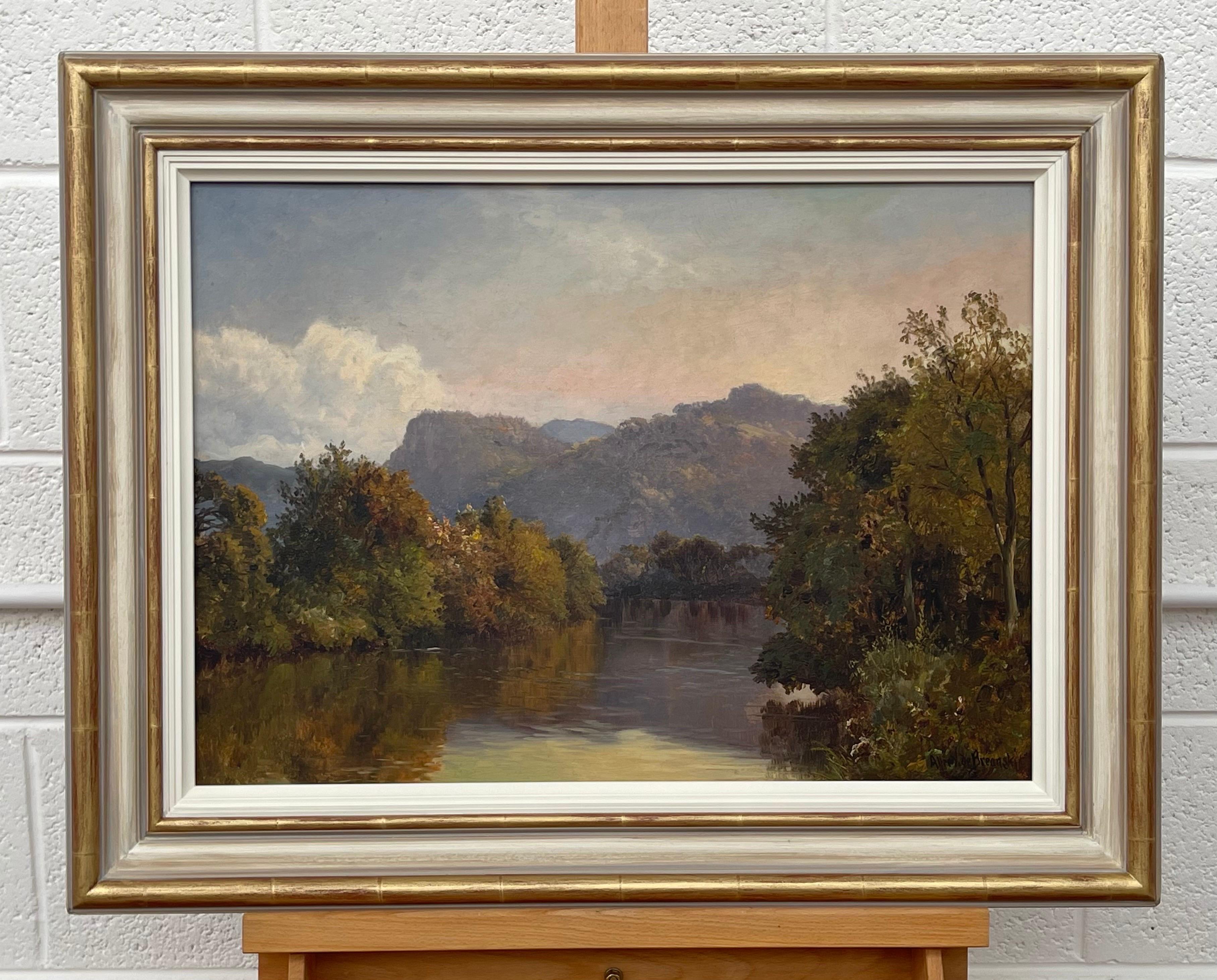 River Landscape Painting of Scottish Highlands by 19th Century British Artist For Sale 14