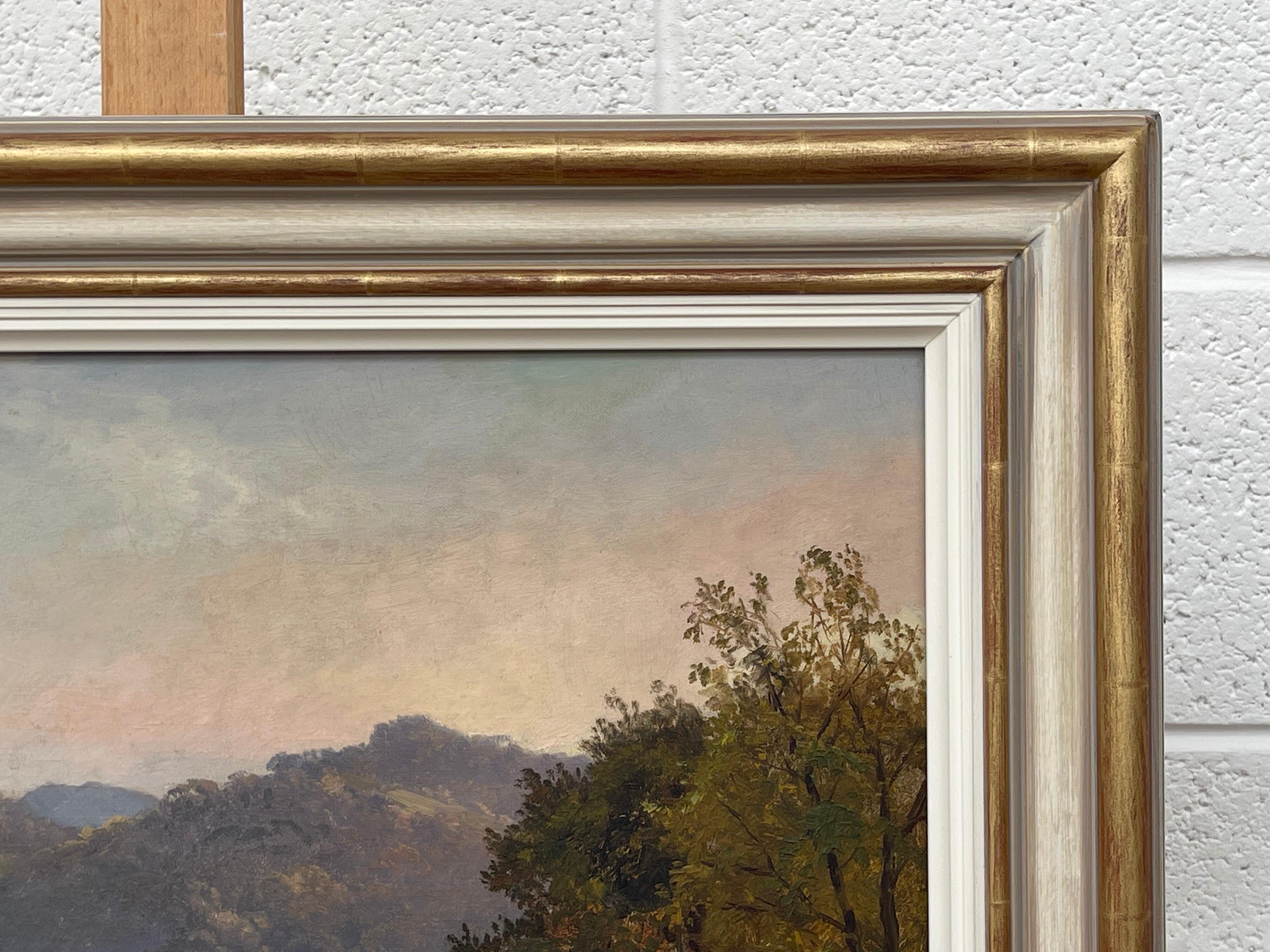 Paisaje fluvial de las Tierras Altas de Escocia pintado por un artista británico del siglo XIX en venta 14