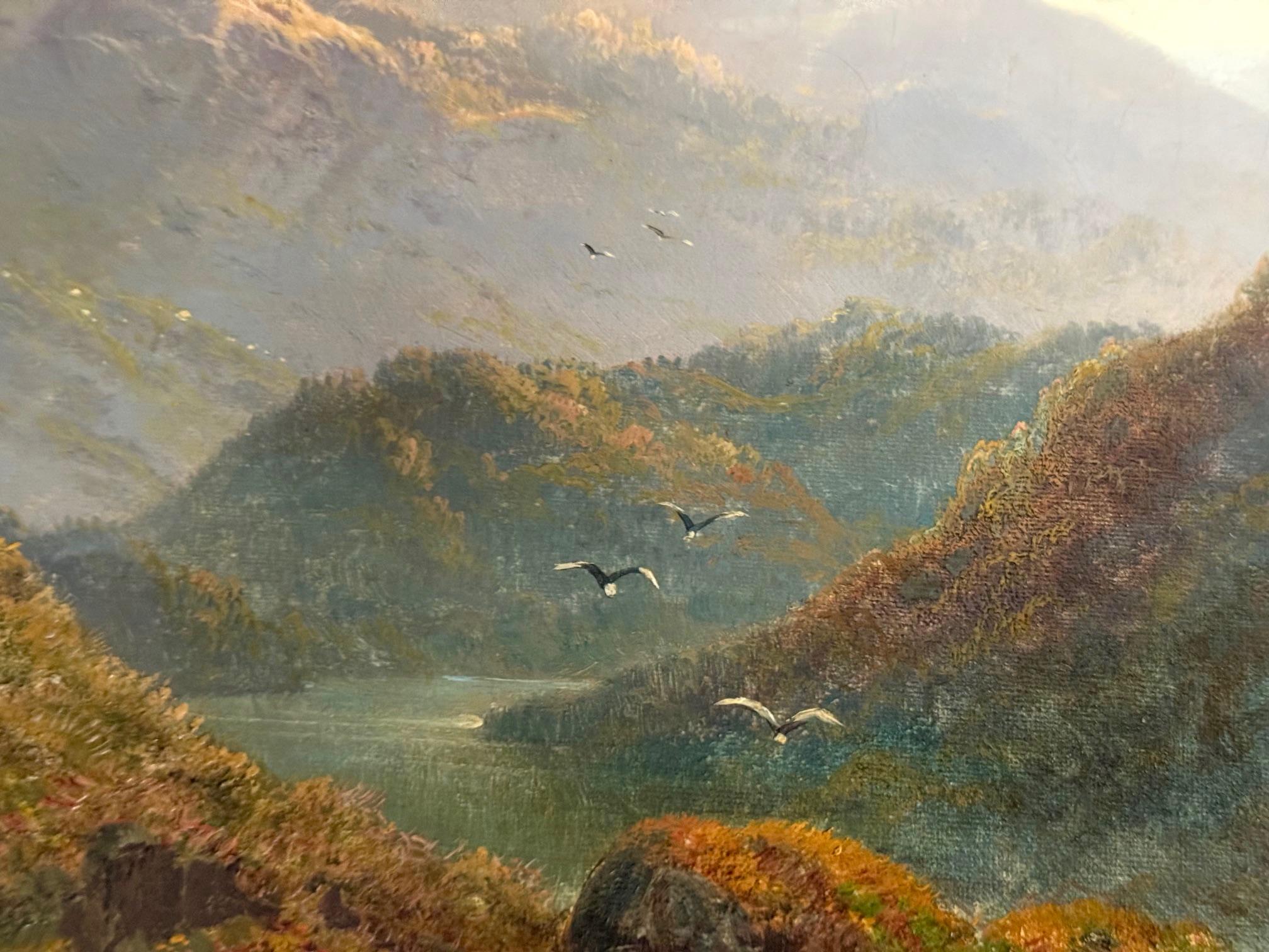 Triptych: Three Highland Mountain and River Views, 1871 For Sale 3