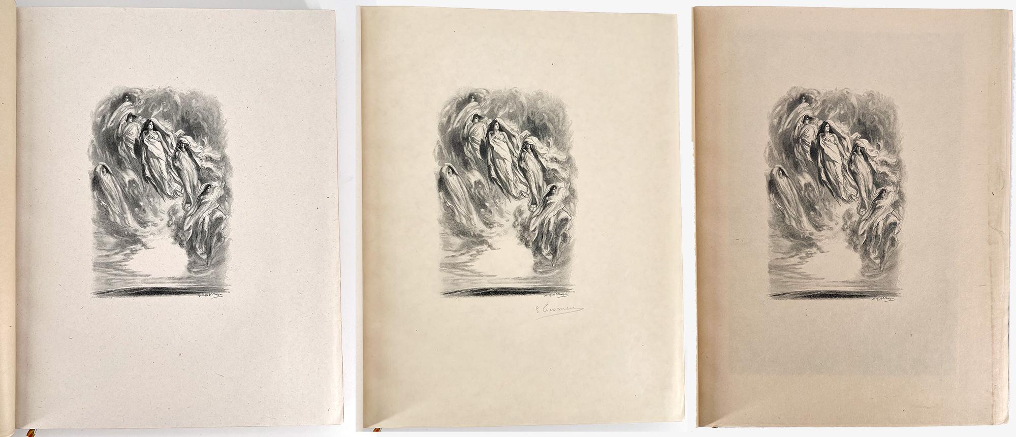 Alfred De Vigny, LES DESTINÉES, Illustrated, Signed and with Original Drawings For Sale 2