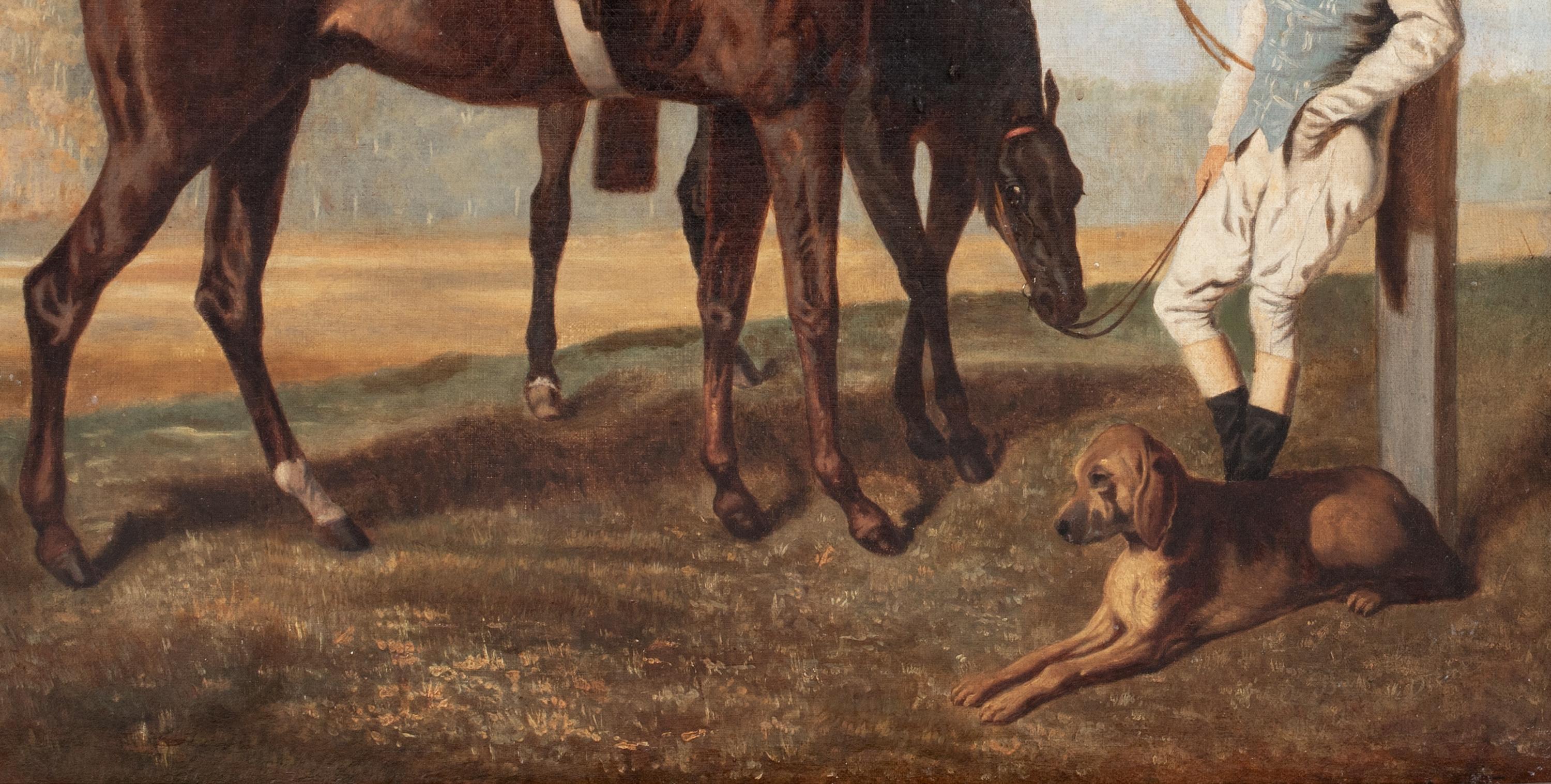 Le Lad Blanc et ses Chevaux, 19th Century For Sale 7