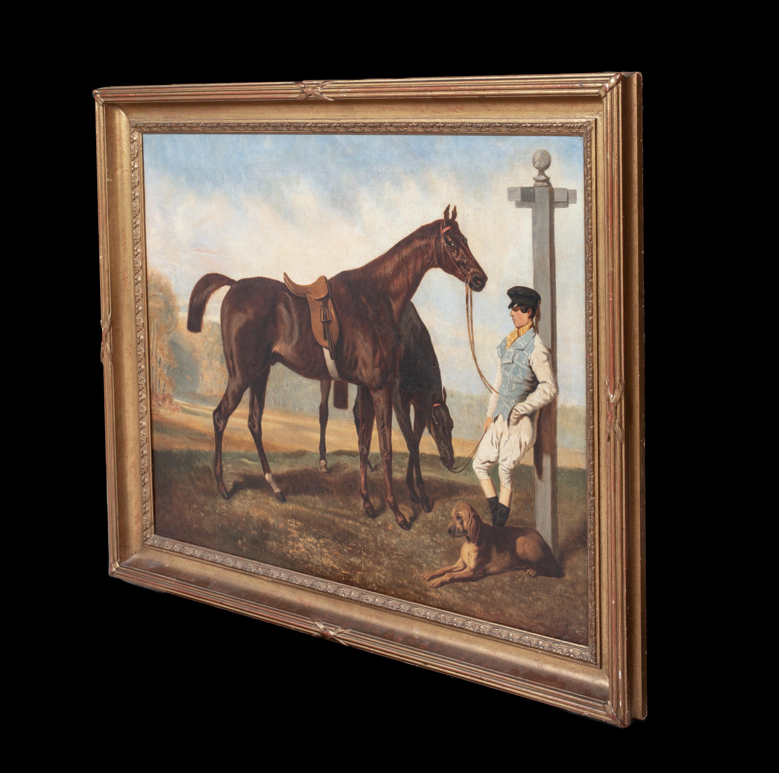 Le Lad Blanc et ses Chevaux, 19th Century For Sale 5