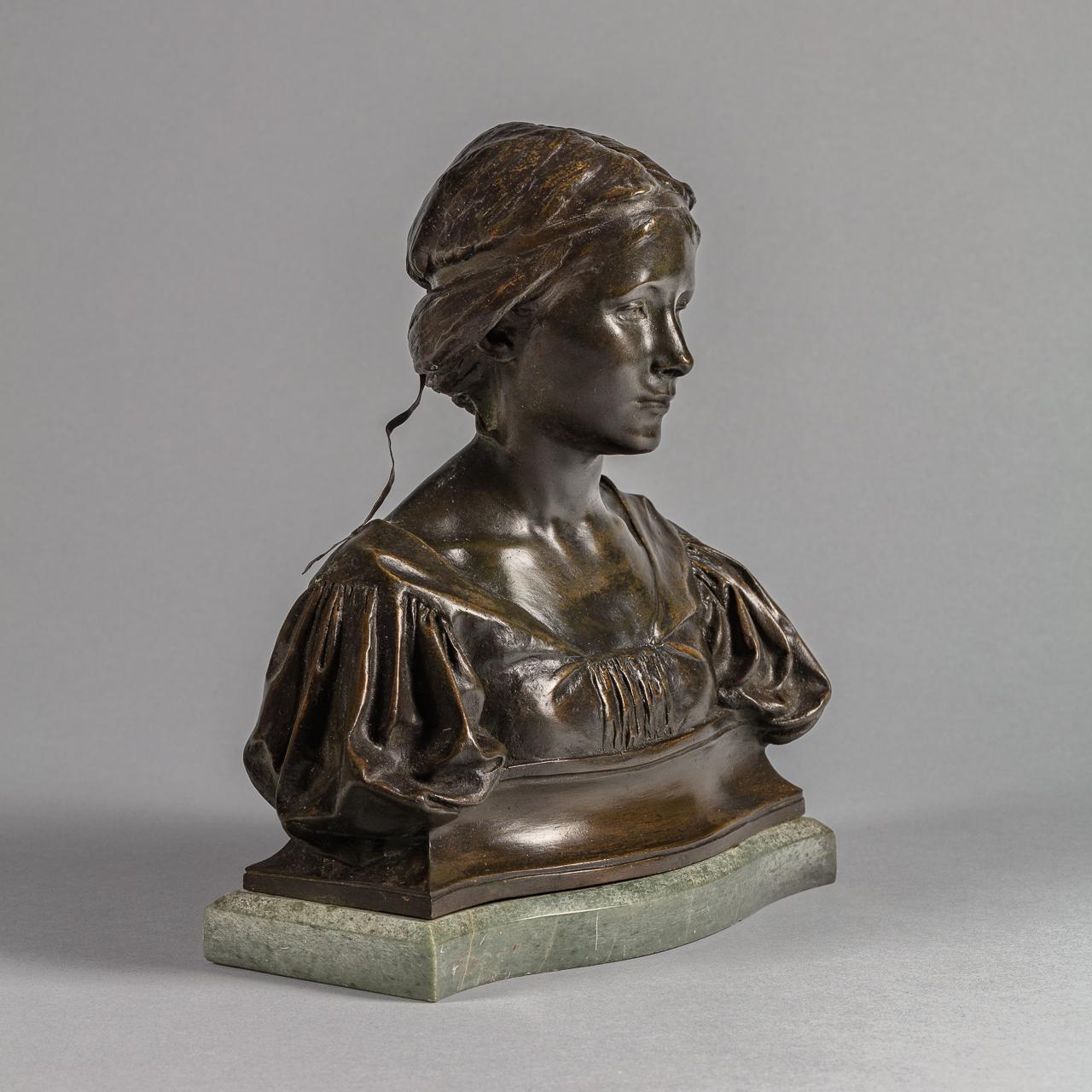 Alfred Drury RA Figurative Sculpture - Griselda