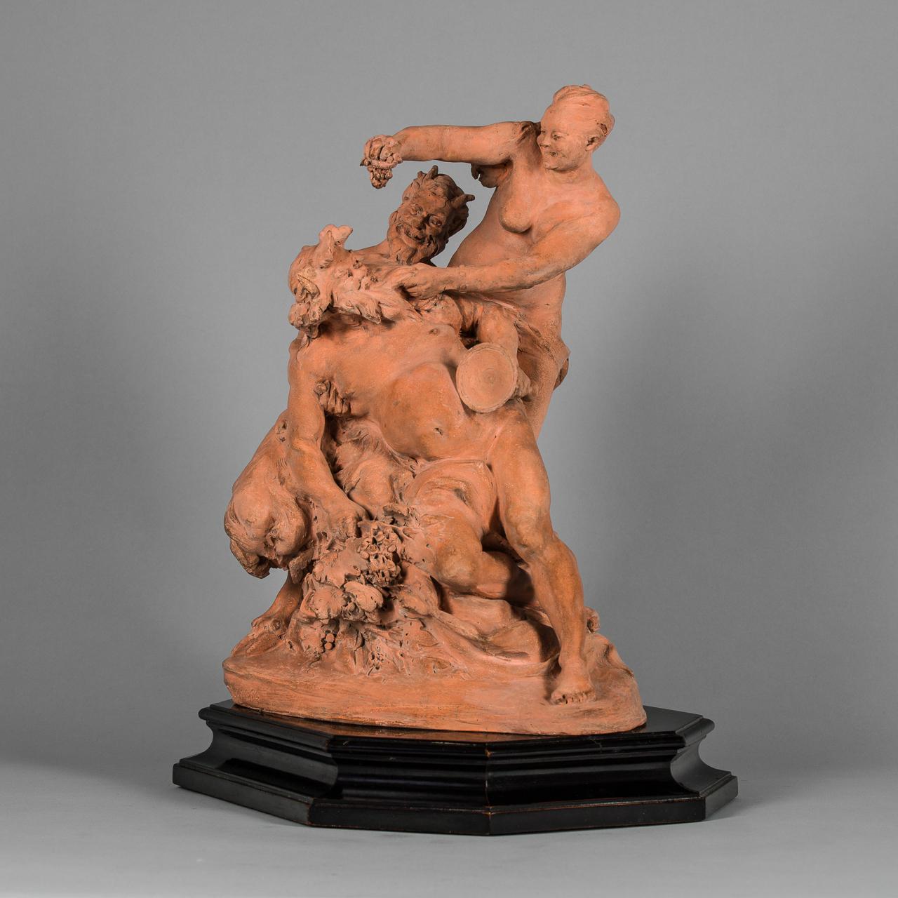 Alfred Drury RA Nude Sculpture – Der Triumph des Silenus