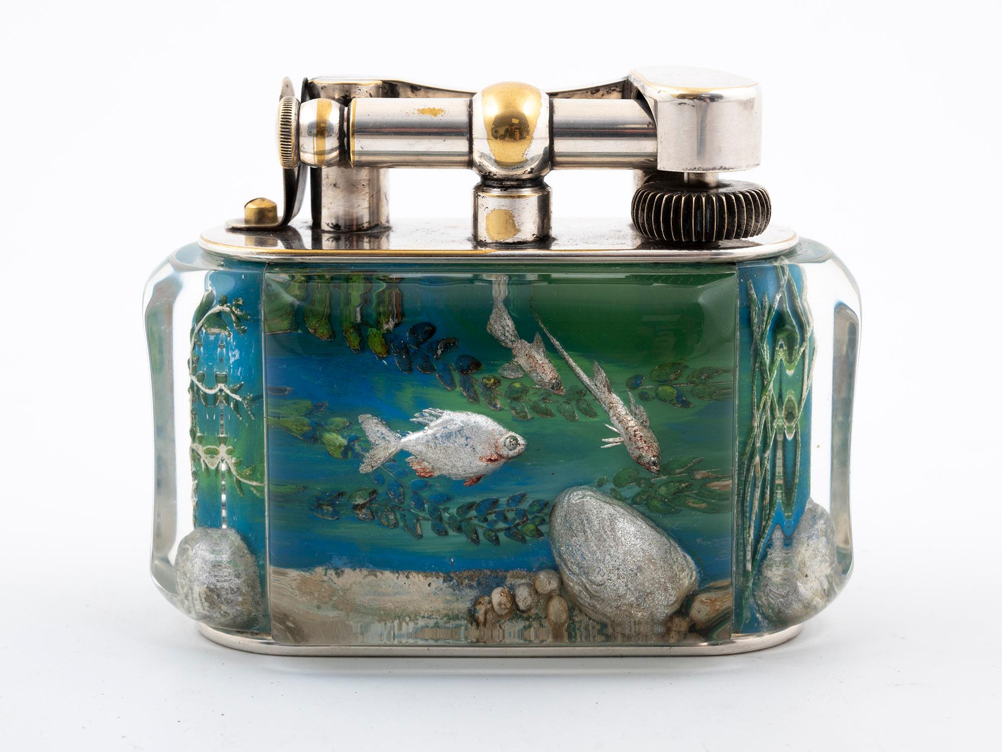 Lucite Alfred Dunhill Aquarium Lighter