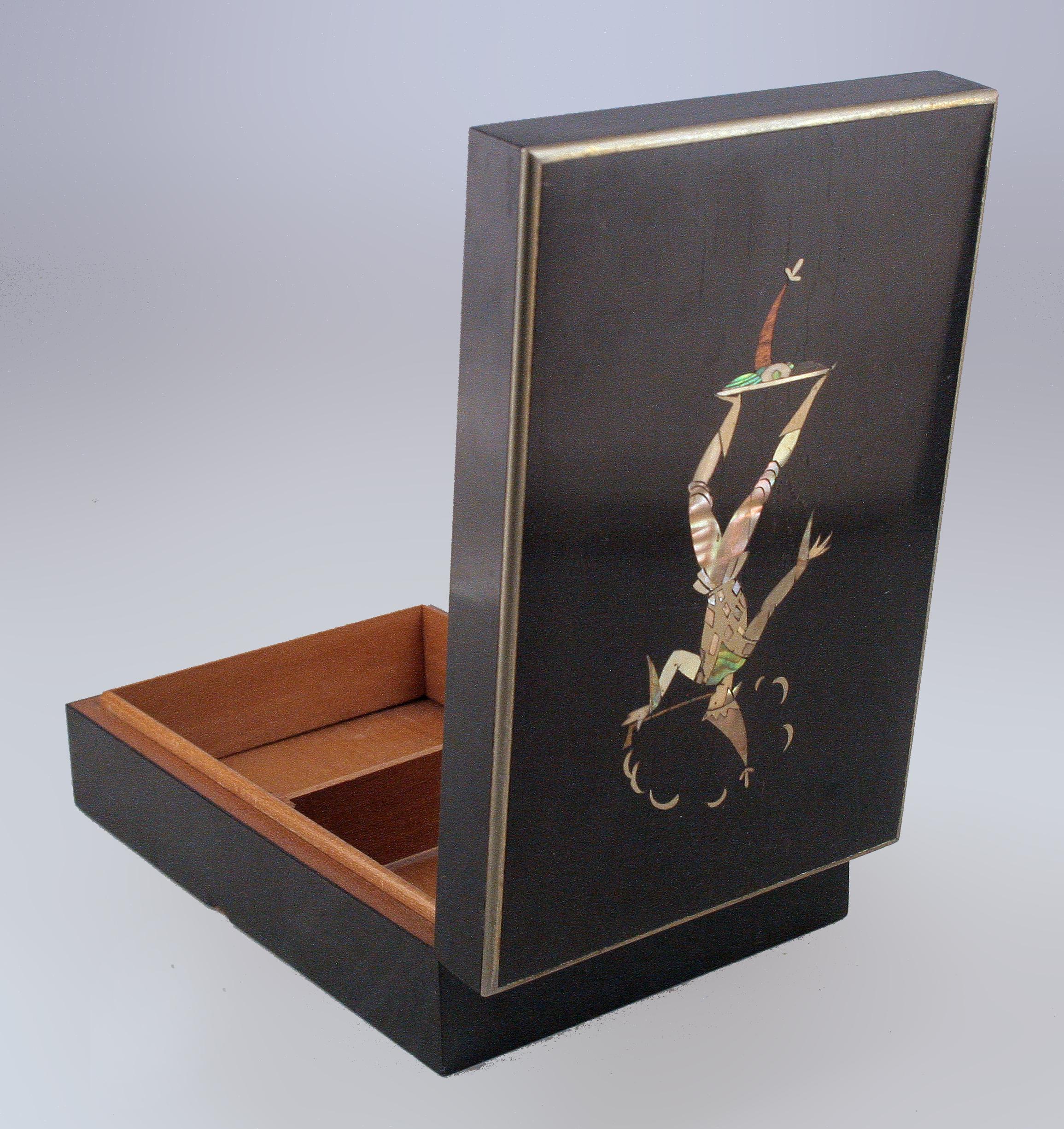 English Alfred Dunhill Art deco Cigarettes box For Sale
