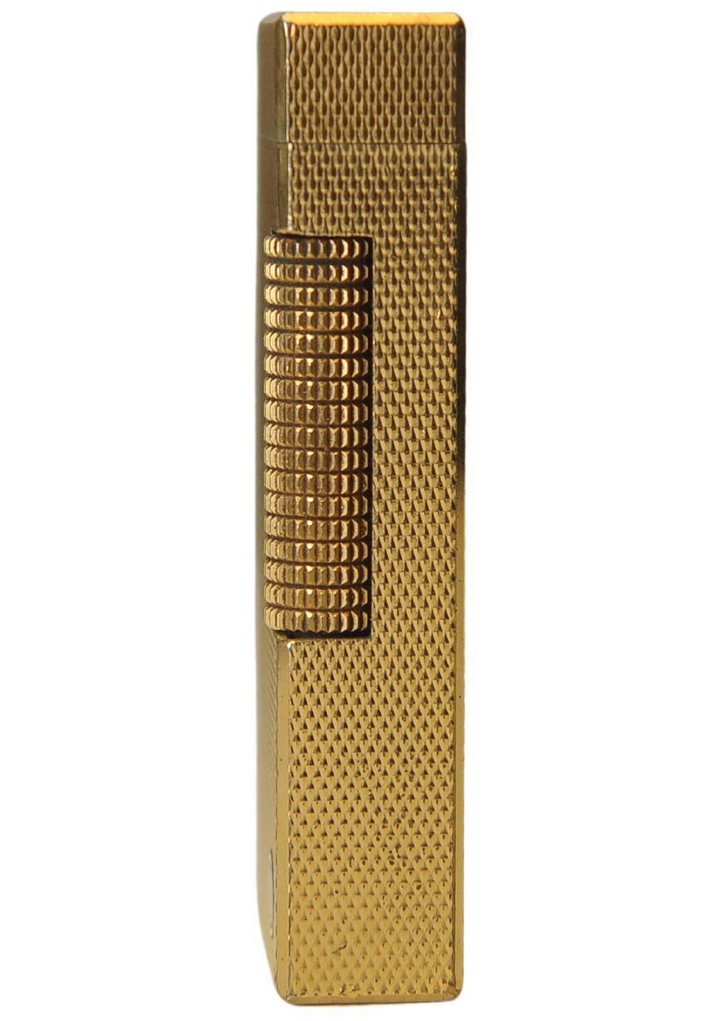 Alfred Dunhill Gold Plated RollGas Cigarette Lighter with Box and Papers For Sale 4