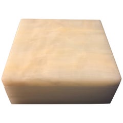 Alfred Dunhill Italian Onyx Square Trinket Box