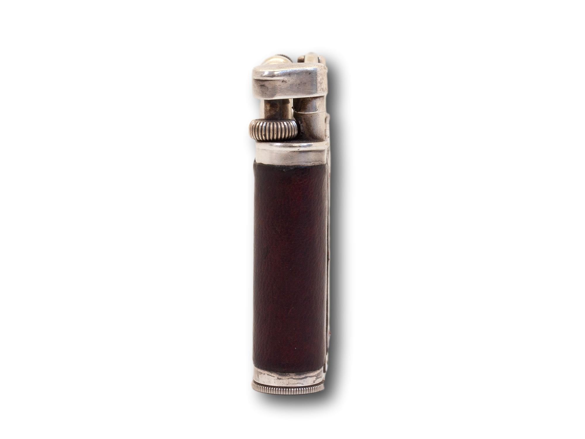 19th Century Alfred Dunhill Ladies Pocket Vanity Lighter with Secret Compartment and Lipstick For Sale