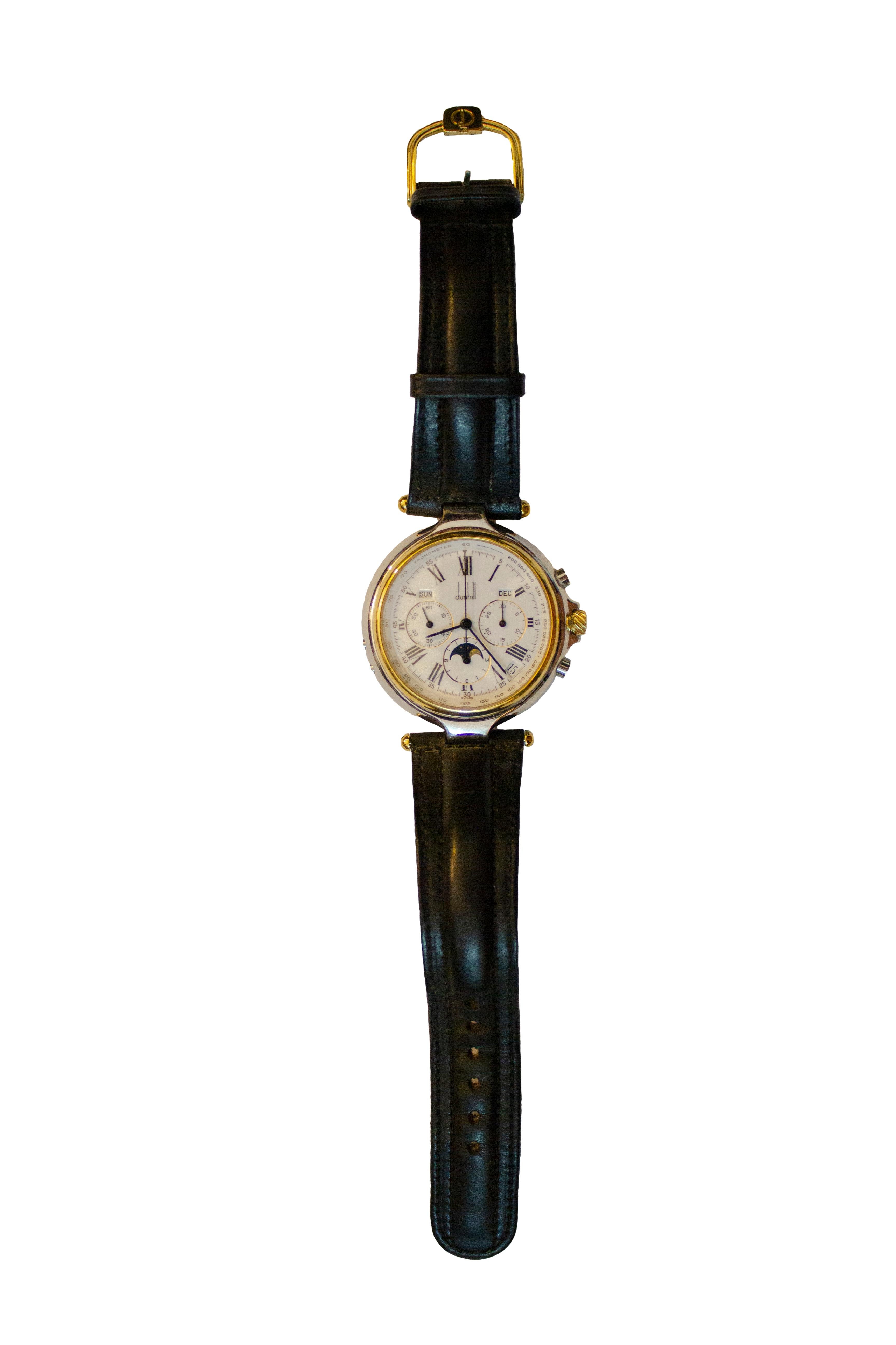 Cronografo con calendario a tripla fase lunare "Millennium" di Alfred Dunhill