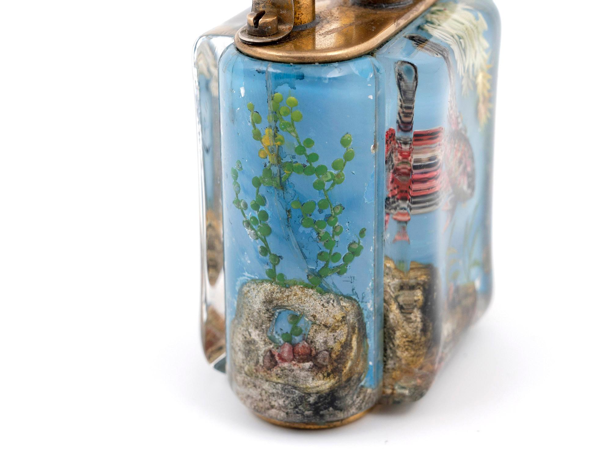 Alfred Dunhill, briquet aquarium de service, taille standard en vente 2