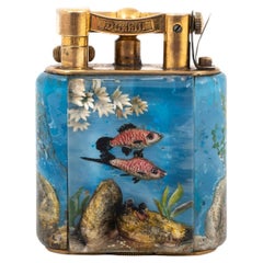 Vintage Alfred Dunhill Service Size Aquarium Lighter