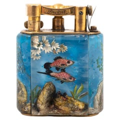 Alfred Dunhill, briquet aquarium de service, taille standard