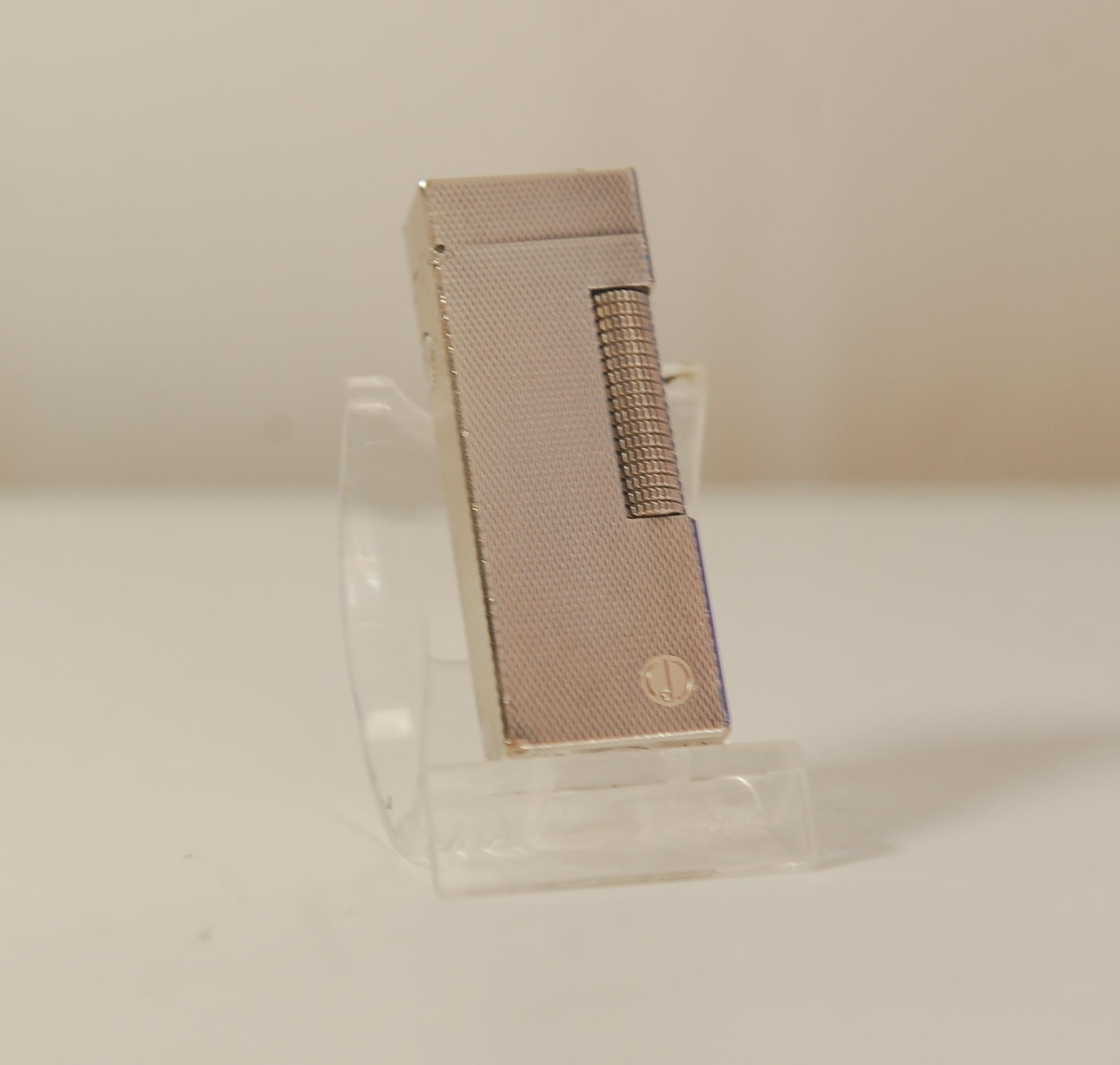 Alfred Dunhill Silver Plated Rollagas Cigarette Lighter For Sale 10