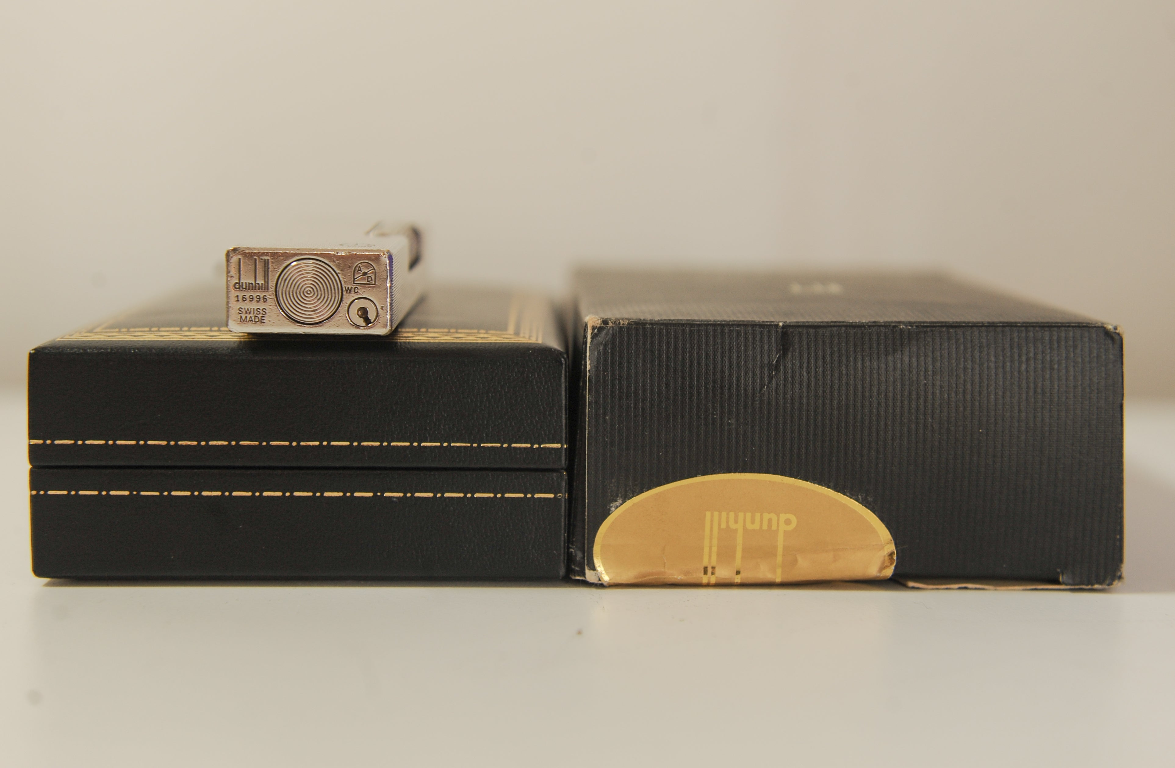 Alfred Dunhill Silver Plated Rollagas Cigarette Lighter For Sale 1