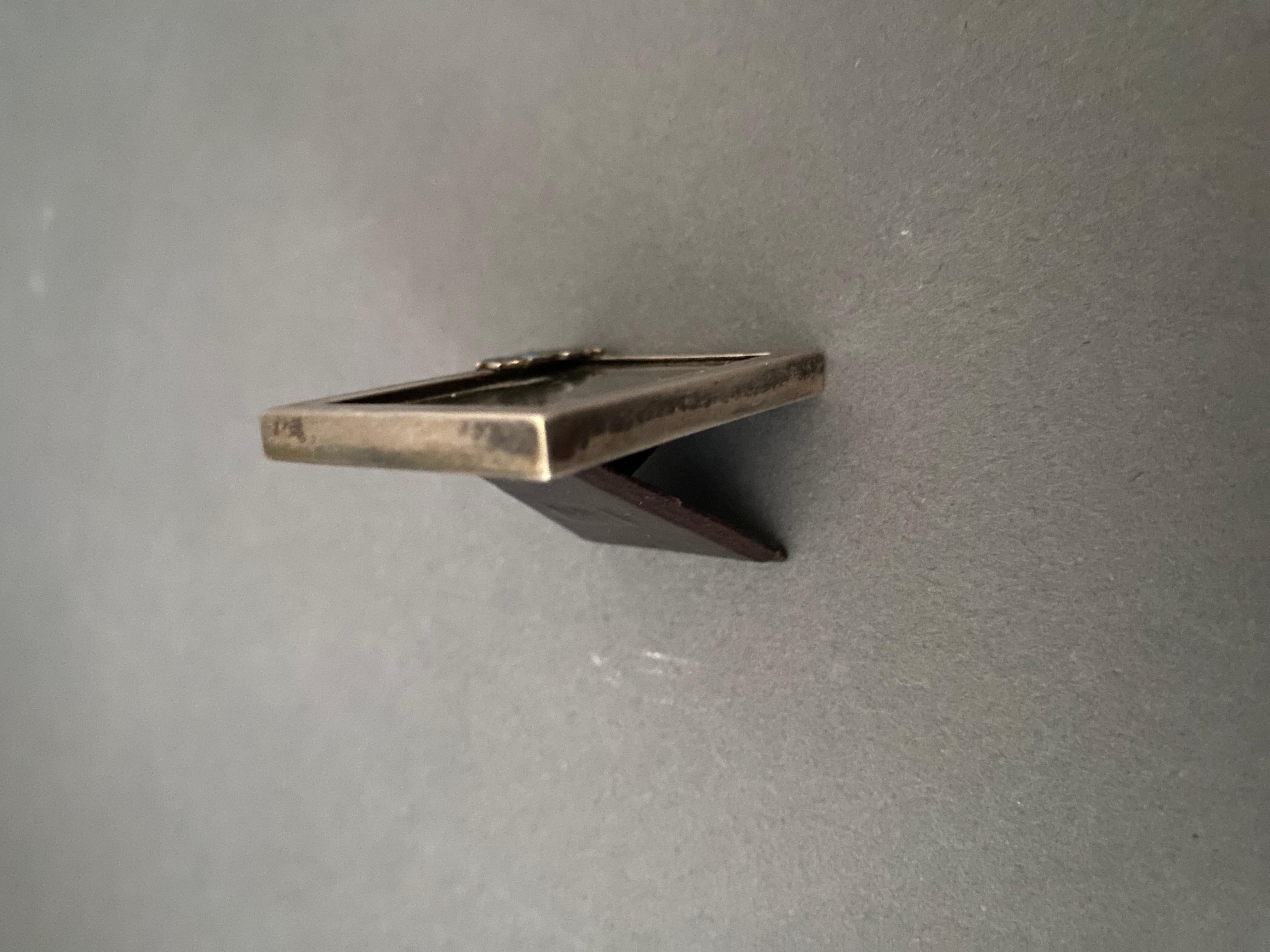 Émaillé Alfred Dunhill siver Cadre photo miniature en vente