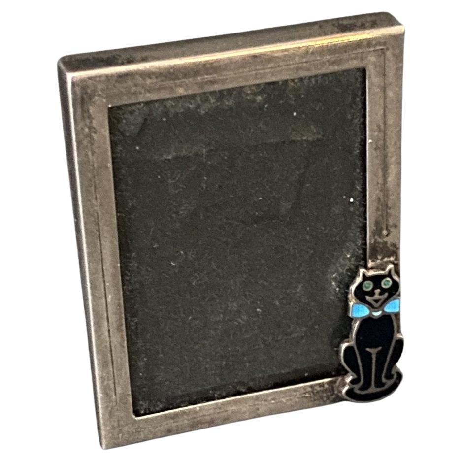 Alfred Dunhill siver Cadre photo miniature en vente
