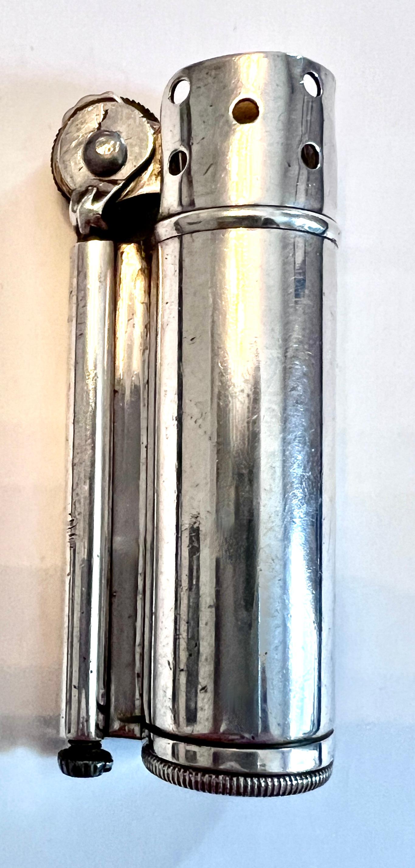 Alfred Dunhill Zigarren- oder 420-Lichter aus Sterlingsilber (Patiniert)