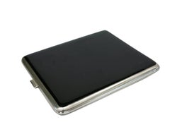 Alfred Dunhill Sterling Silver Cigarette Case, circa 1930