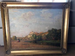 Chateau Gaillard, On The Seine A 19th Century French Landscape