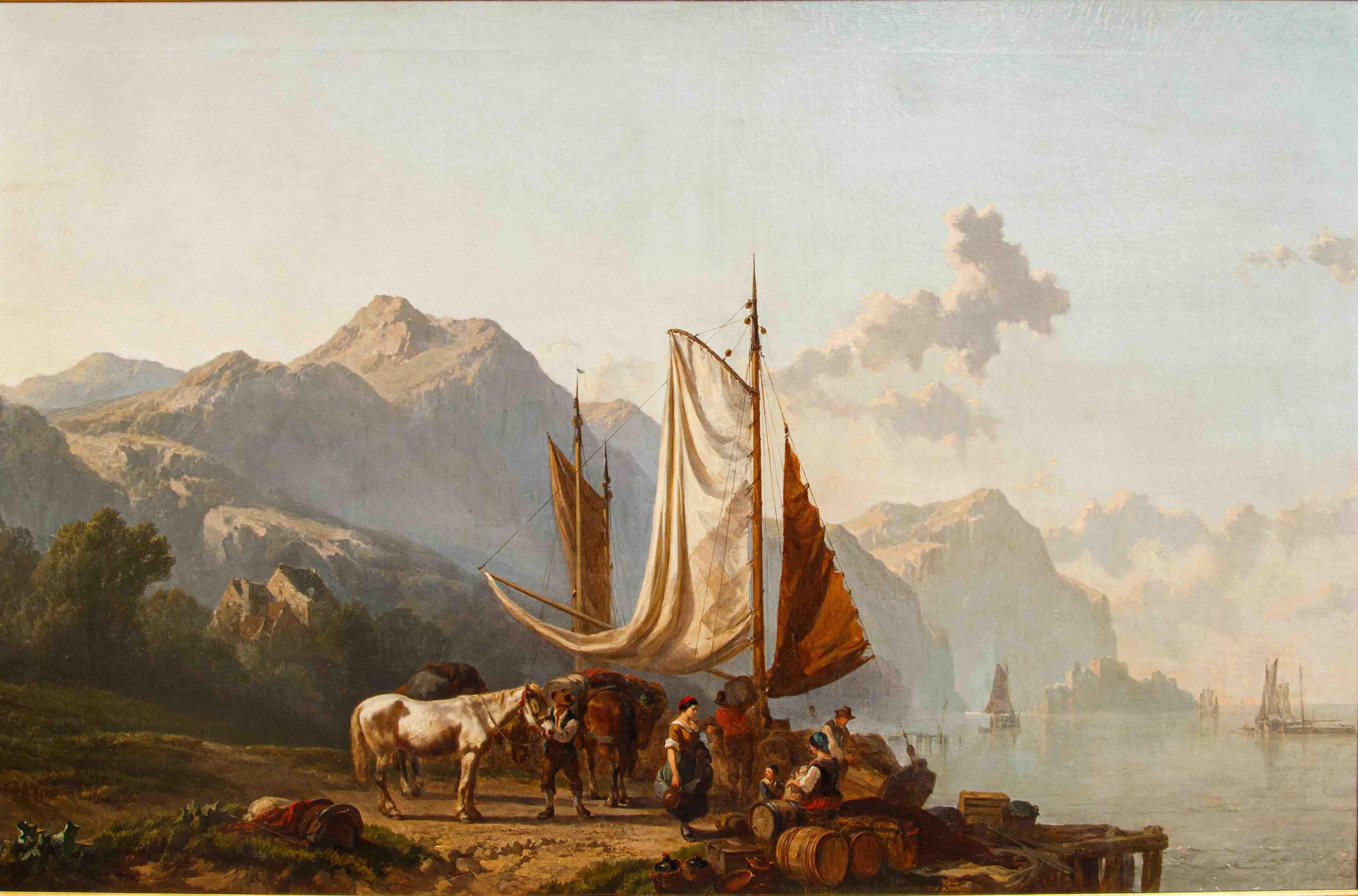 Di Alfred Edouard A. De Bylandt, All'imbarcadero im Angebot 12