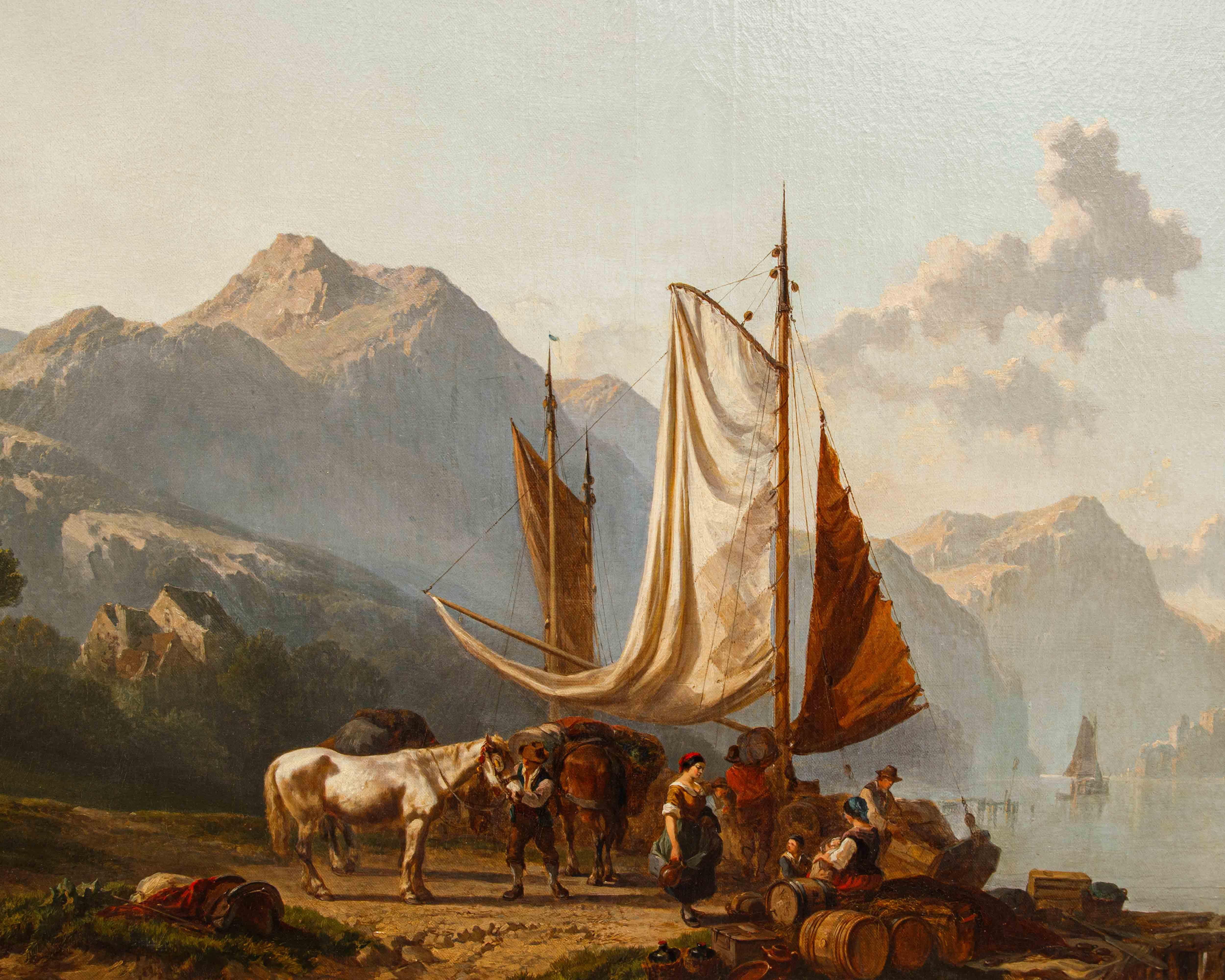 Di Alfred Edouard A. De Bylandt, All'imbarcadero im Angebot 1