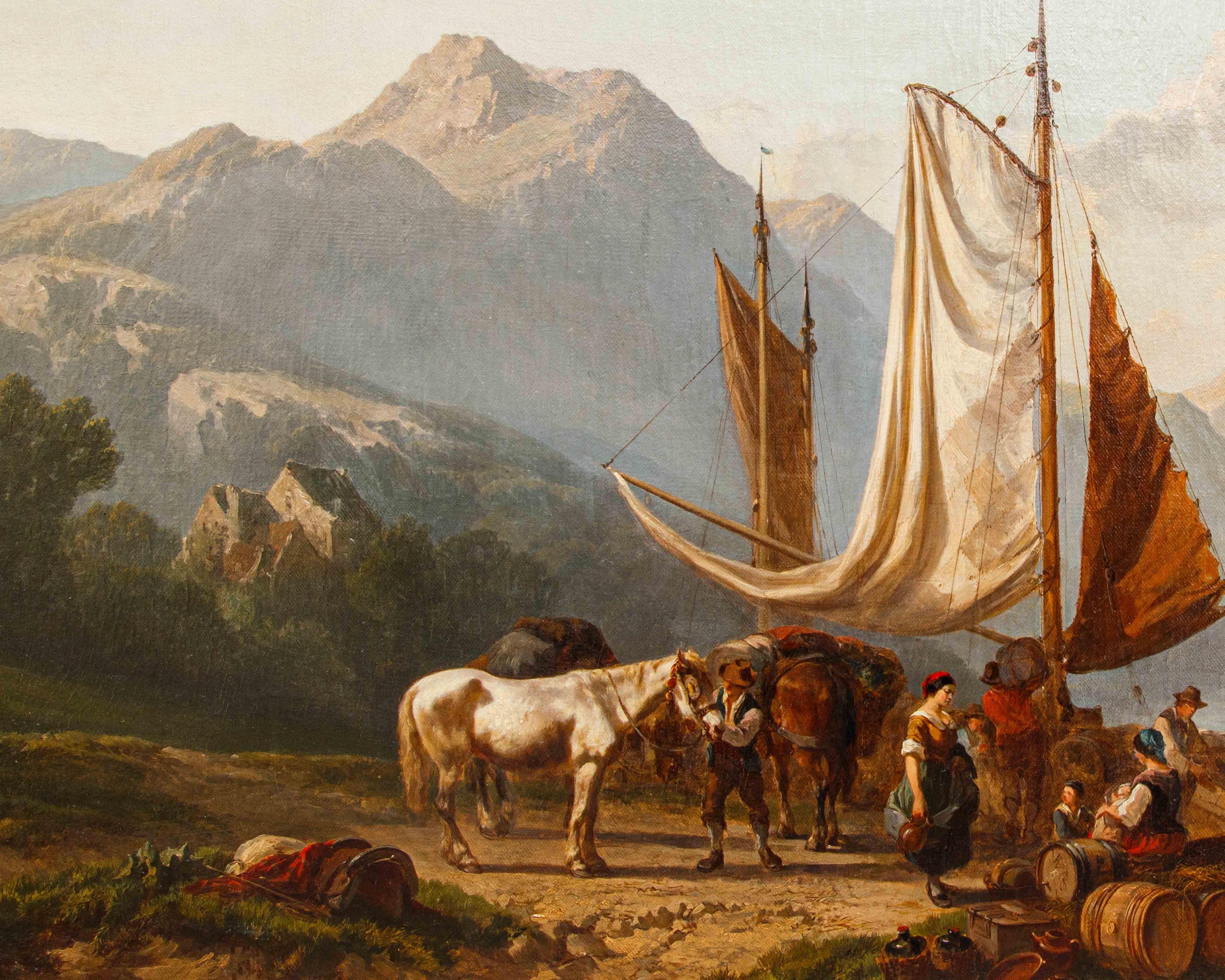 Di Alfred Edouard A. De Bylandt, All'imbarcadero im Angebot 3